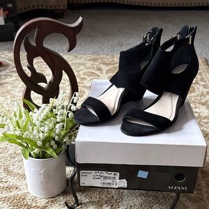 Alfani Women's Black Heeled Sandals